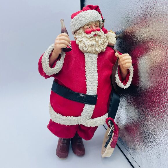 Vintage Clothique Possible Dreams Santa Claus Pepsi Cola Bottle Cap Figure 1989 - Picture 1 of 12